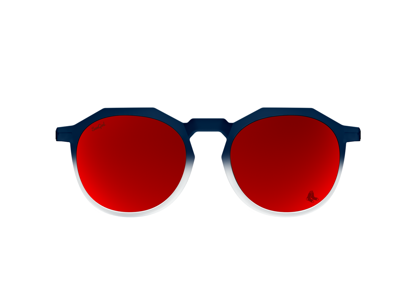 Sungod Zephyrs マットブラック 8KO スモークレンズ MLB-Z_red sox-001-B.png